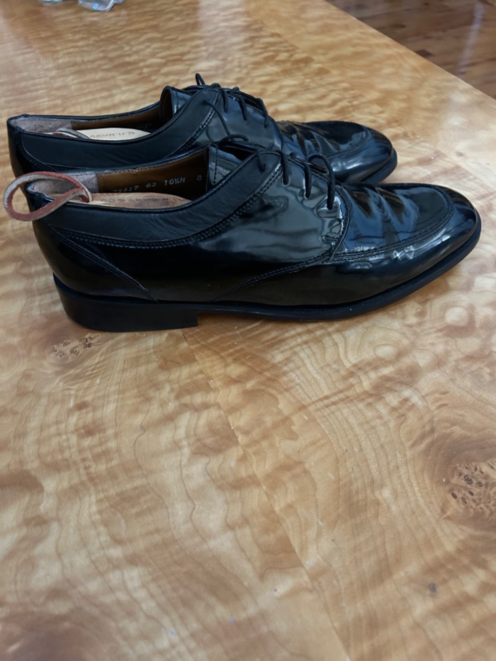 Stacy Adams Patent Leather Shoes size 10.5m for Tuxedo and other formal occasion - Picture 2 of 7